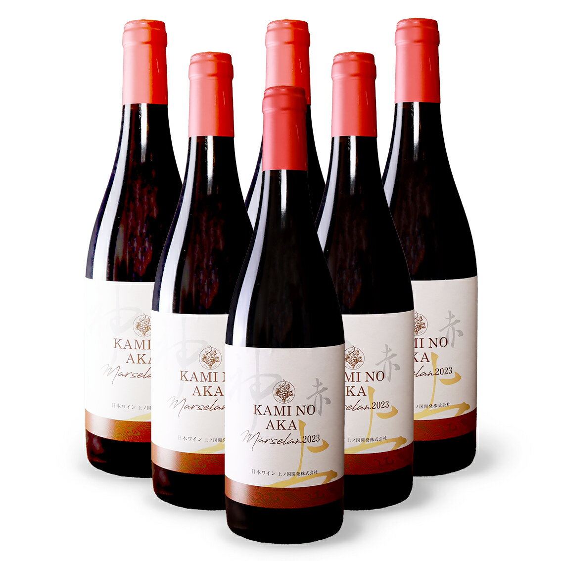 【ふるさと納税】北海道　北海道 上ノ国ワイナリー　上の赤　マルセラン2023　6本　やや辛口　北海道ワイン　WINE　家飲み　お祝い　おうちディナー　お酒　パーティー　高級　赤ワイン