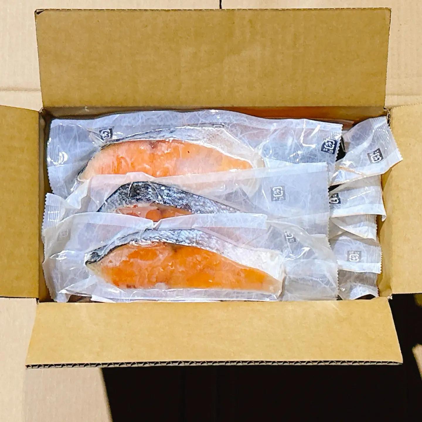 塩キングサーモン切り身1切(約100g)×18P C-09011
