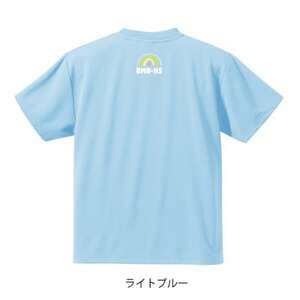 JTTA公認　卓球ユニフォーム【男女兼用(ドライ):150サイズ】ネバーバックダウンB　ライトブルー【1658130】