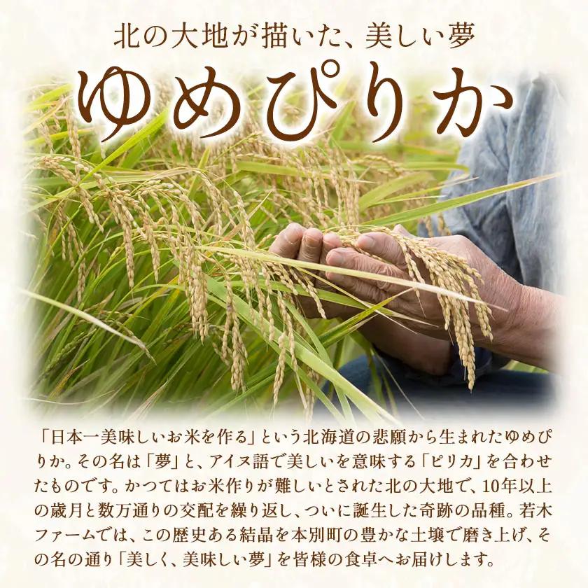 令和8年産 新米 ゆめぴりか 10kg 若木ファーム 北海道本別町