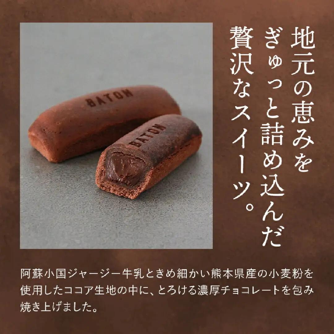 濃厚 フォンダンショコラ ASO BATON 10個 古今堂《30日以内に出荷予定(土日祝除く)》 熊本県 南阿蘇村 チョコ チョコレート ショコラ 熊本 土産 お茶菓子 デザート お菓子 スイーツ