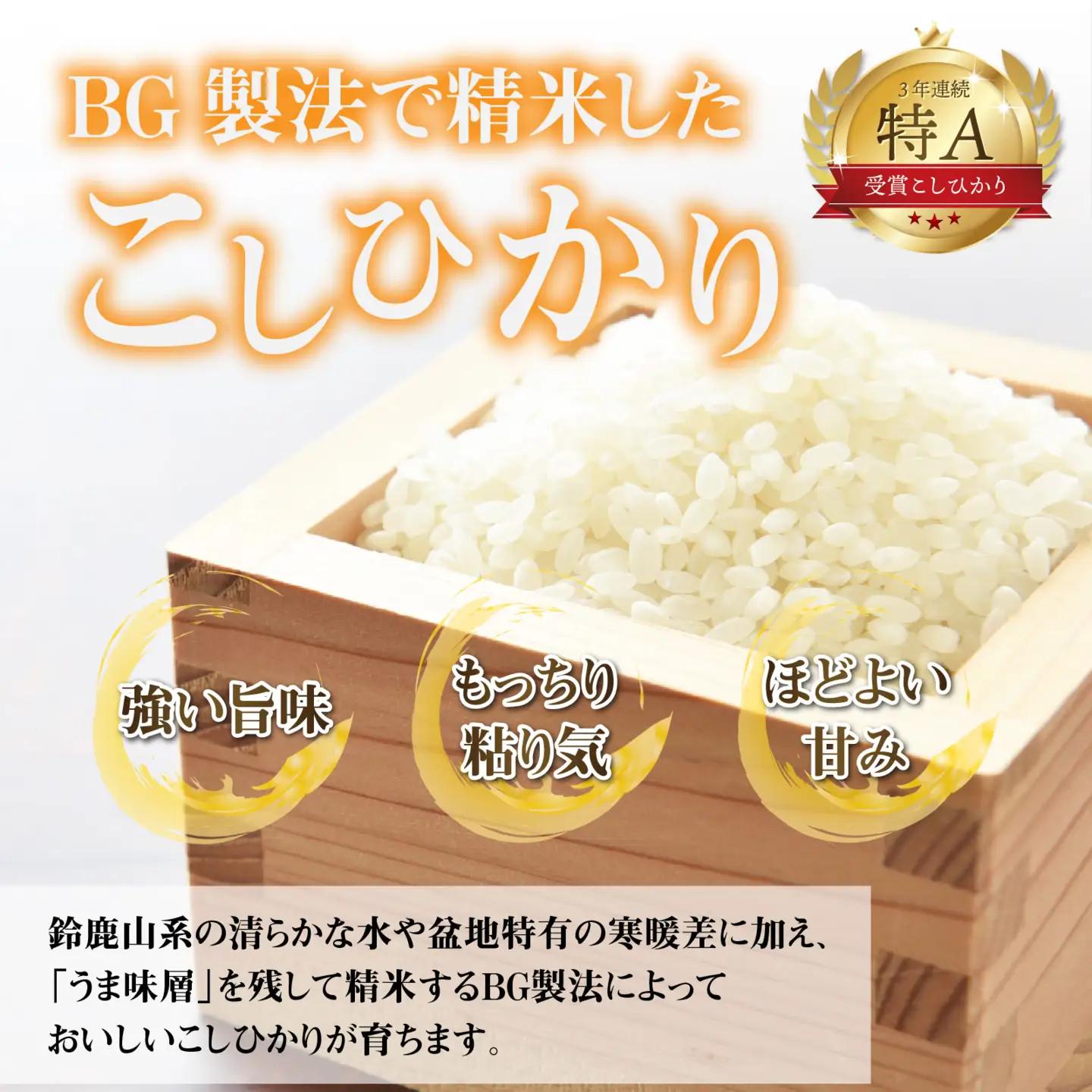 【先行予約】【令和8年産新米早期予約 毎月定期配送・計12回】 BG無洗米 こしひかり 10kg×12回 [R-00403] / こしひかり