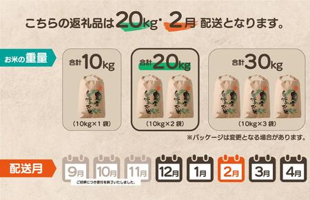 【先行予約】令和7年産 鏡野町産 きぬむすめ 精米20kg（10kg×2袋）［2026年2月発送］【035-a005-02】