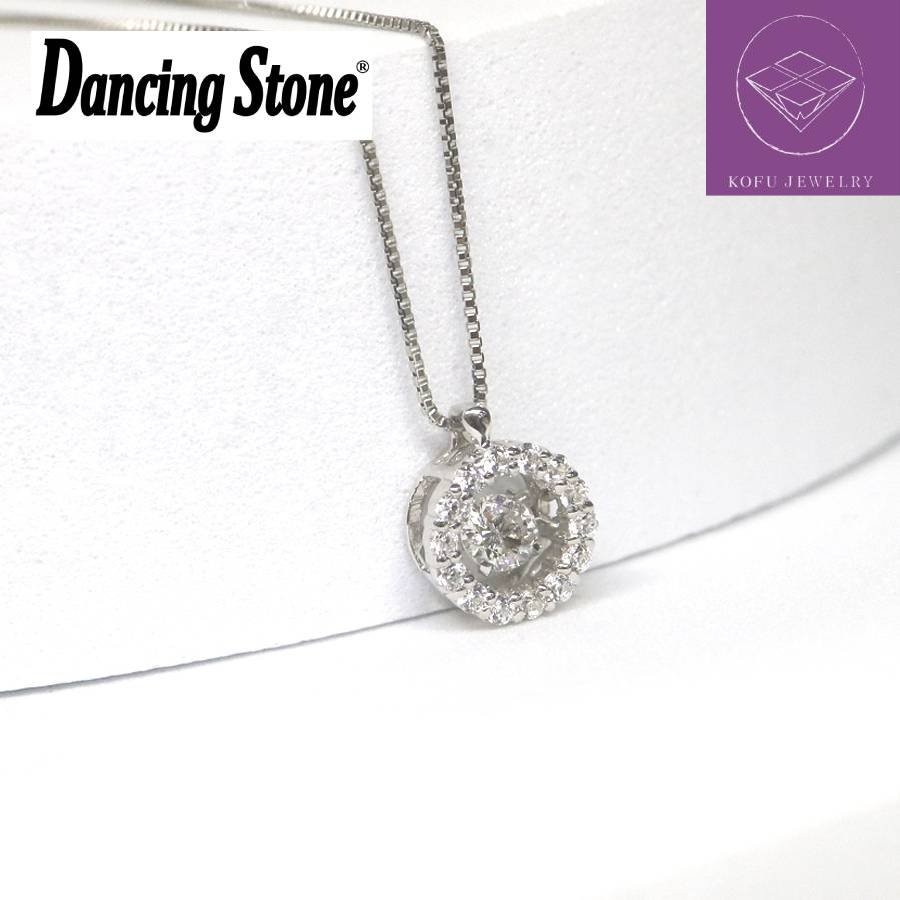 ＜Crossfor＞ダンシングストーン/プラチナダイヤモンドサンフラワーペンダント　＊ダイヤモンド0.1ct　PD-0005