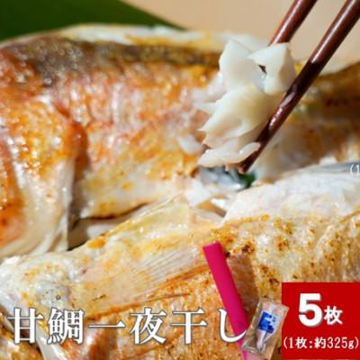 ふるさと納税 大田市 旬獲れの甘鯛を使用!甘鯛一夜干し(5枚セット)(E142)