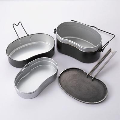 ふるさと納税 太田市 宝金属工業 × NKlab 戦闘飯ごう2型&アイアン製グリルプレート セット【複数個口で配送】 |  | 03