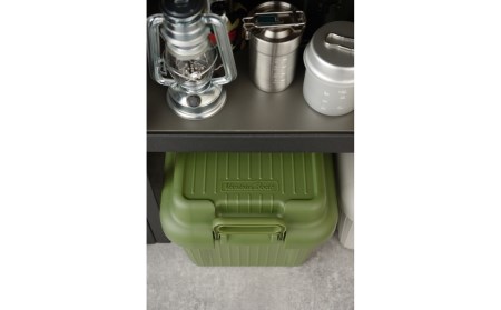 コンテナボックス ベリアスボート S グリーン 蓋つき コンテナボックス 収納コンテナ アウトドア boxコンテナ 屋外収納 収納ケース【010S056】