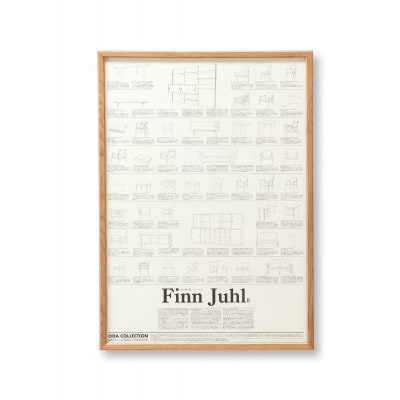 旭川家具 フレーム×織田コレクション図録ポスター B2 Finn Juhl2_03434【1496974】