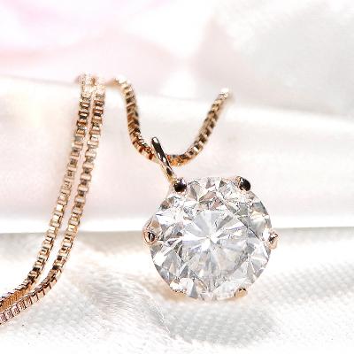 ふるさと納税 甲府市 ダイヤ1ct ペンダント(ピンクゴールド)329621 |  | 01