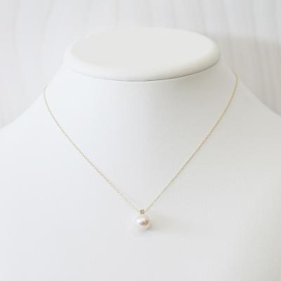 ふるさと納税 天草市 真珠 ネックレス 8-8.5mm ホワイトピンク ブルートパーズ K10YG_S085-566 |  | 02