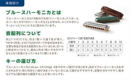 心躍るグリーンのハーモニカ♪スズキ ブルースハーモニカOLIVE C-20 C調と楽譜集のセット 雑貨 日用品 