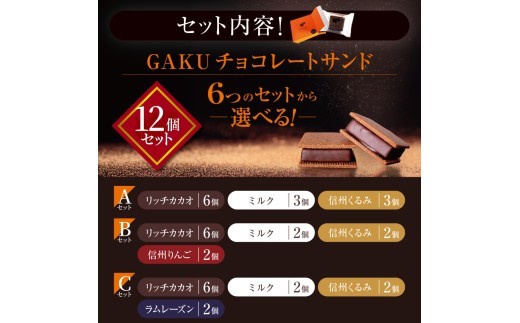 GAKUチョコレートサンド