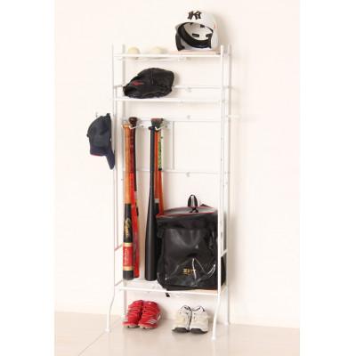 ふるさと納税 海南市 スポーツ用品ラック　ホワイト |  | 01