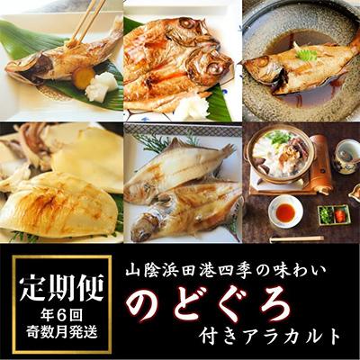 ふるさと納税 浜田市 【発送月固定定期便】山陰浜田港四季の味わい　のどぐろ付きアラカルト(奇数月発送)全6回