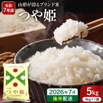 ふるさと納税 東根市 【令和7年産米】※2026年7月後半発送※ 特別栽培米 つや姫5kg hi053-037-073