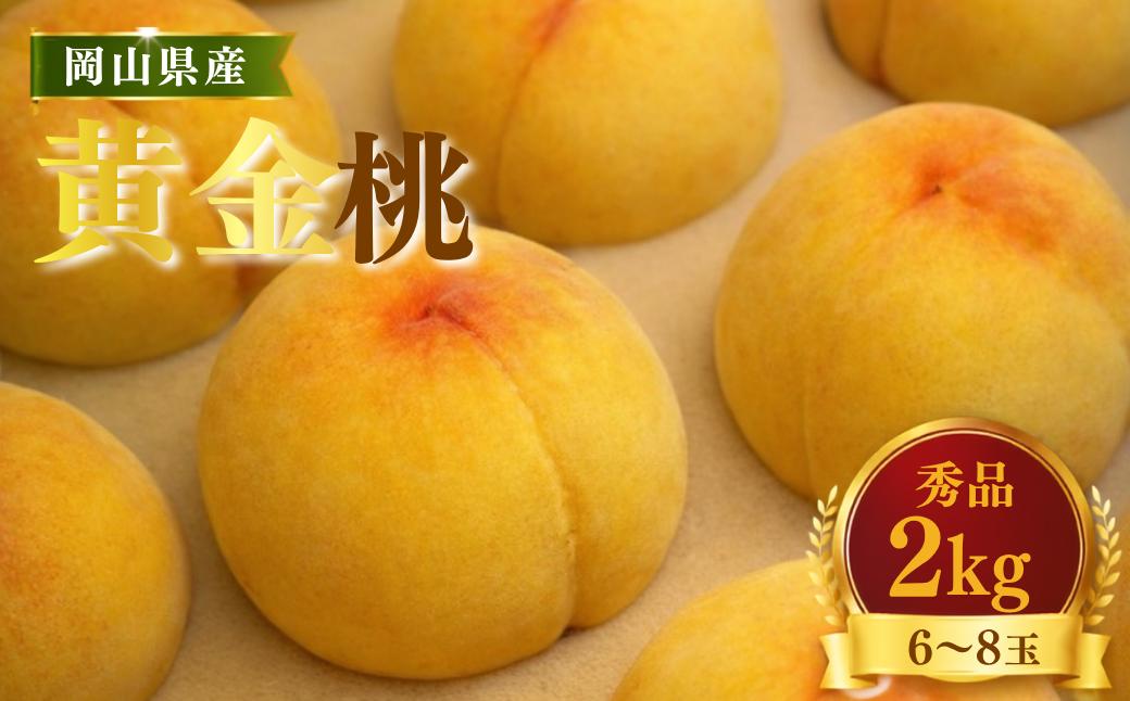 
                  【先行受付】黄桃2kg | 岡山県産 黄金桃 桃 フルーツ 果物 高級フルーツ 岡山 桃 お取り寄せ 産地直送 希少品種 国産フルーツ 黄金桃 人気 数量限定 旬の果物 甘い ジューシー 芳醇 みずみずしい 夏の味覚 先行予約
                