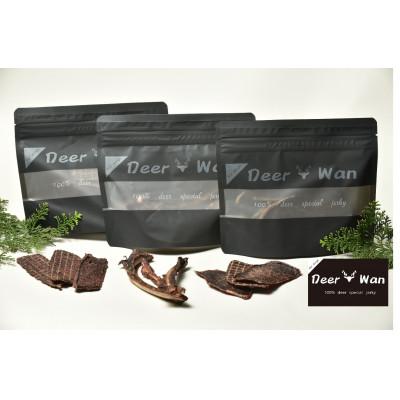 ふるさと納税 大井町 天然鹿100% 犬用ジャーキー詰合せ(3種×1袋)3袋セット