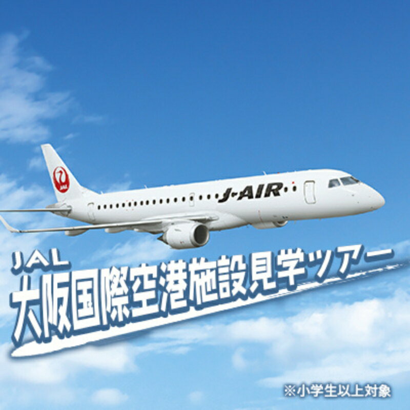 【ふるさと納税】JAL 大阪国際空港 施設見学 ツアー 2025年7月5日(土) 9:30～12:30開催予定！ [ 空港 飛行場 飛行機 日本航空 見学 航空教室 業務体験 オリジナルグッズ 参加券 体験チケット ]　お届け：2025年7月5日までに順次配送いたします。