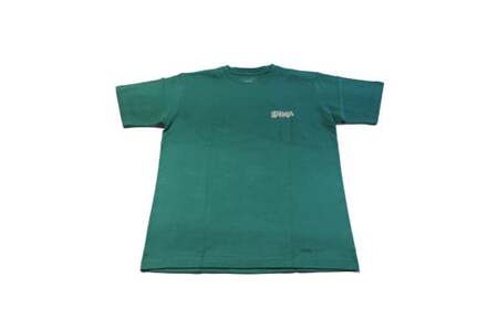 HAKUBA ORIGINAL 発泡プリントTシャツ(ユニセックス) 　サイズ：XL　カラー：グリーン【P0130512_XL_GR】