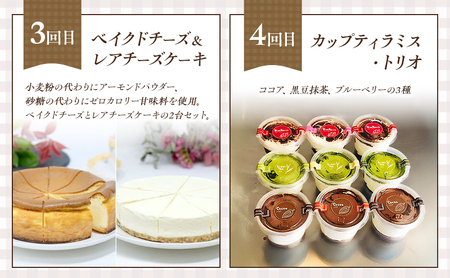 定期便 12回 低糖質 手作り 低糖質スイーツ 12ヶ月 プレミアムコース スイーツ