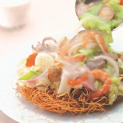 ふるさと納税 佐々町 【毎月定期便】長崎皿うどん 4人前[みろく屋](佐々町)AS-12全6回