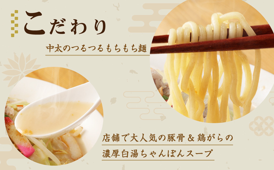 みなまたちゃんぽん 3～4人前 生麺 野菜つき 具材セット 調理 水俣