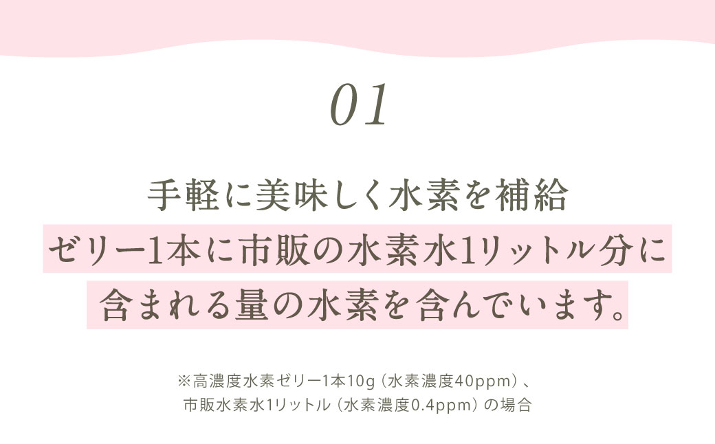 高濃度 水素ゼリー 31本入り 1本10g コラーゲン エラスチン アスタキサンチン ローズヒップ 水素 美容 美肌 ダイエット