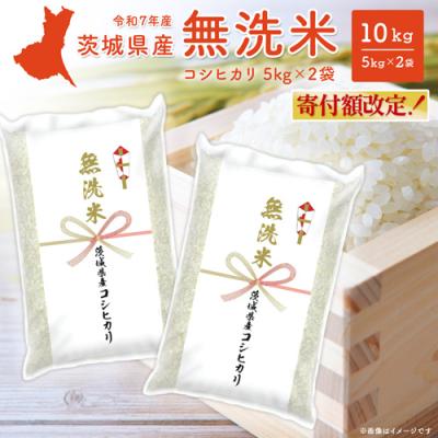 ふるさと納税 境町 【無洗米/令和7年産】〈令和8年6月内発送〉コシヒカリ 10kg 茨城県産 米 無洗米 小分け