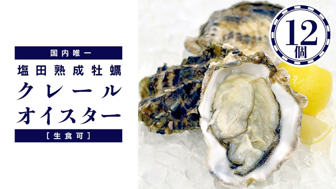 
            濃厚 牡蠣 12個 ( 約65~90g/1個 ) 塩田熟成牡蠣 クレールオイスター (11～5月出荷) 生食可 NHK うまいッ！で紹介 熟成 養殖広島 大崎上島 瀬戸内 せとうち 離島 国産 かき カキ ギフト 送料無料 産地直送 ファームスズキ
          