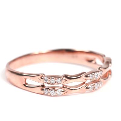 ふるさと納税 大月市 K18PG バンブーダイヤリング　0.10CT　R3894DI-R#11 |  | 02