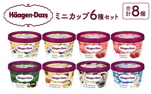 ハーゲンダッツ『定番ミニカップ8個セット』アイスクリーム アイス スイーツ デザート_440205