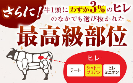 佐賀牛シャトーブリアン 計400g （200g×2パック） [HCS019] ステーキ ヒレ 牛肉 ステーキ