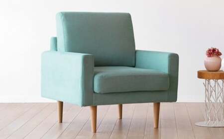 【グレー】 高野木工 LEO SOFA レオソファ 1人掛け ウォルナット脚 【5年保証】 ソファ インテリア 家具 1人用 九州 福岡県 筑後市