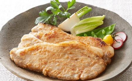 【お試し用】熊谷精肉店 特製 味噌豚ロース5枚セット(約80g×5枚)【 岩手県産 国産 豚肉 ポーク 肉加工品 味噌漬け 豚味噌 おかず 冷凍 おつまみ お弁当 惣菜 焼くだけ 簡単調理 BBQ 焼