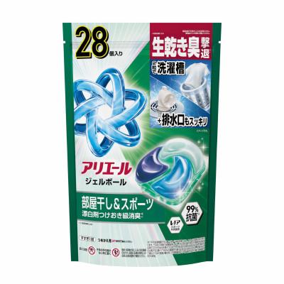 ふるさと納税 藤岡市 P&G　アリエールジェルボールプロ　部屋干し&スポーツ　つめかえハイパージャンボ(28個入り)×5個 |  | 01