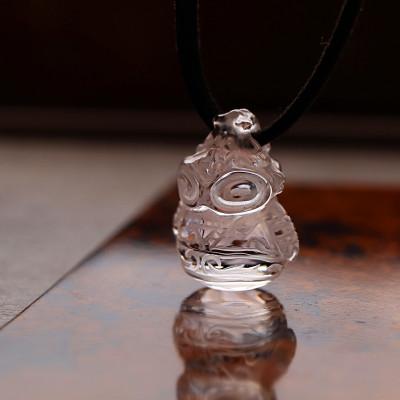ふるさと納税 山梨県 【縄文アクセサリーDo_goods】透明の輝きを身につける「水晶どぐりん」ペンダント 700-118 |  | 02
