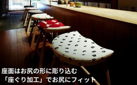 Coccole  ダイニングチェア ハイスツール 木製  2脚セット  疲れにくい  天然木  布地 選べる【26_1-001】