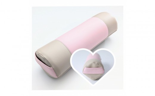 【特許・意匠取得／日本製】寝返りが整体になる《願えりまくらＭ》ピンクベージュ