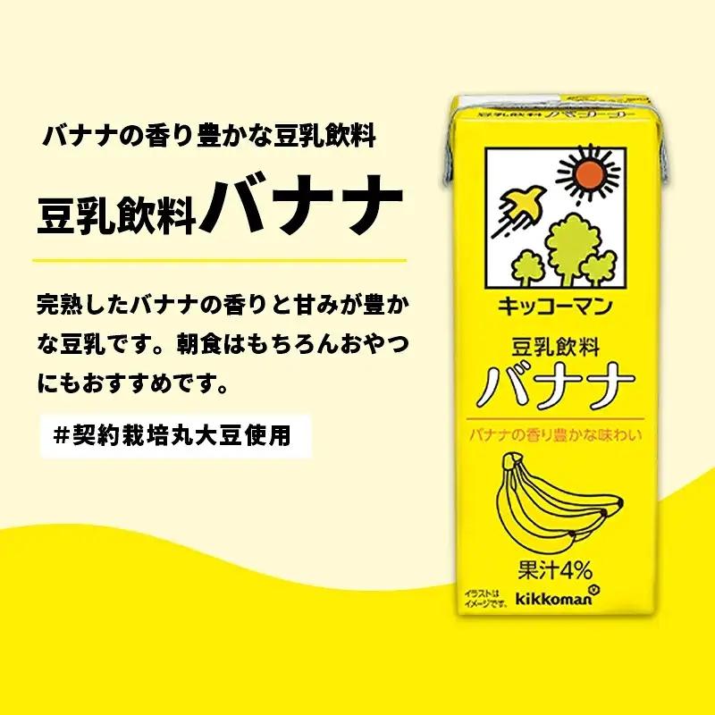 豆乳 豆乳飲料 バナナ 1000ml×18本 キッコーマン 【価格改定XA】