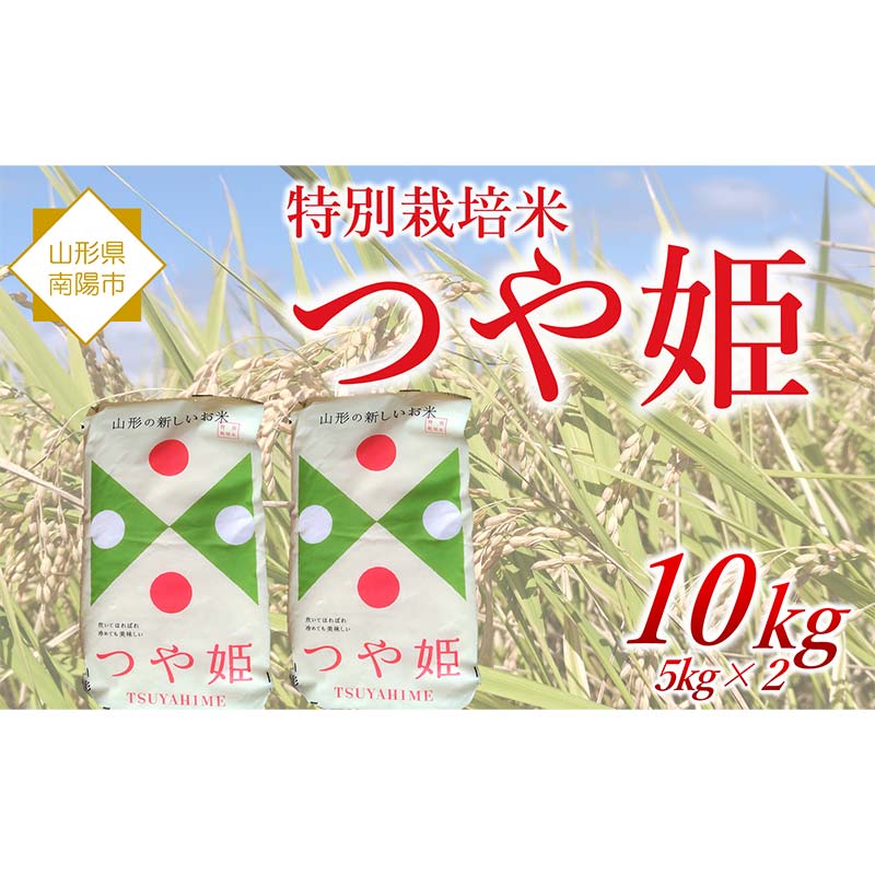 【ふるさと納税】 令和7年産 特別栽培米 つや姫 10kg 『松田観光果樹園』 山形南陽産 米 白米 ご飯 農家直送 山形県 南陽市 [2289]