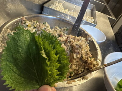 【定期便12ヶ月】餃子専門店青春餃子　大葉三太郎餃子15個入り×3パック 45個（計540個）