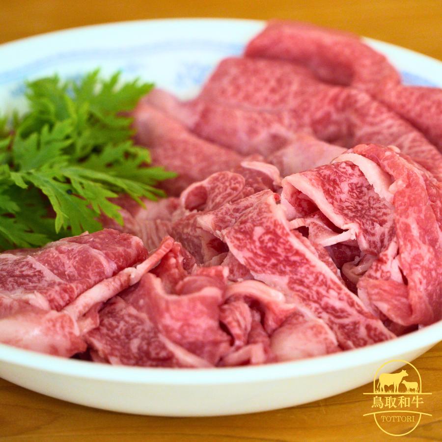 【ふるさと納税】鳥取和牛モモ・バラスライス 500g 牛肉 とりちく 鳥取県畜産農業協同組合 1089