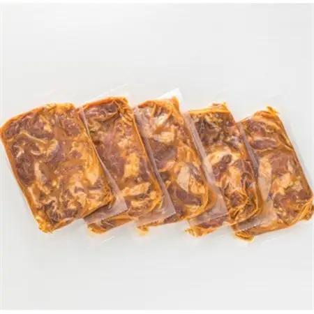 国産「北海道産」の希少な味噌味 豚ハラミ 200g×5 計1kg_小分け 豚肉 豚 ホルモン ハラミ 国産 焼肉 焼き肉 アウトドア キャンプ BBQ bbq 手切り 一人暮らし セット おかず 焼肉