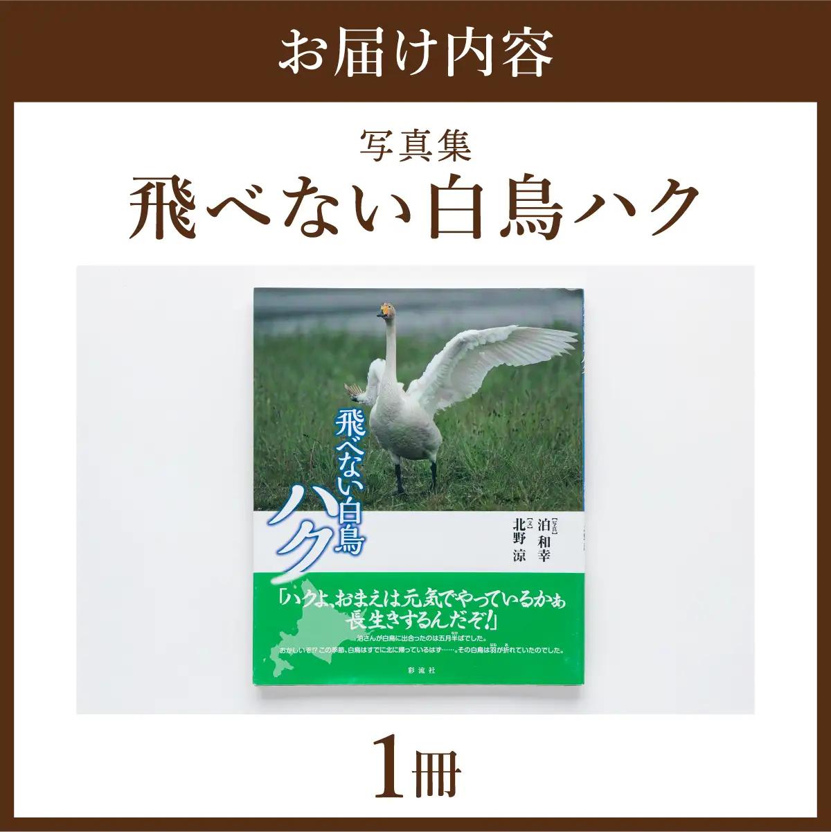 【写真集】飛べない白鳥ハク　彩流社　【野生塾　泊和幸】