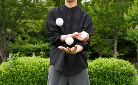 【ジャグリング】ナランハ ロシアンボール Shun Onozawa モデル 70mm 白 単品_雑貨   _【1595765】