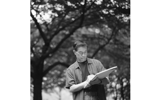 「オホーツクひまわり畑」茶【 版画 額付 小川手漉和紙 小暮真望 東松山 埼玉県 】