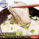 【ふるさと納税】北海道厚岸産 牡蠣むいちゃいました！ 生食用 100g×1 カキ むき身 牡蠣　【 魚貝類 海の幸 海のミルク 海鮮 国産 北海道産 むきかき 牡蠣の剥き身 おためし用 少量 無水パック オイスター 】