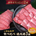 【ふるさと納税】しまね和牛 焼肉用3種セット （肩ロース、カルビ、モモ）セット 600g 【黒毛和牛 おすすめ 人気 冷凍 赤身 和牛オリンピック 肉質NO.1 送料無料 特産品 国産 牛肉 ギフト 贈答 お歳暮 お中元】