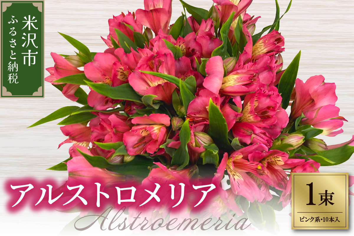 アルストロメリア 1束 ( 10本入り ) ピンク系 切り花