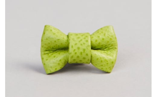 レザーブートニー(ピンブローチ) ライトグリーン【1232-1-ECF】｜革製品 レザー 国産 [1092]